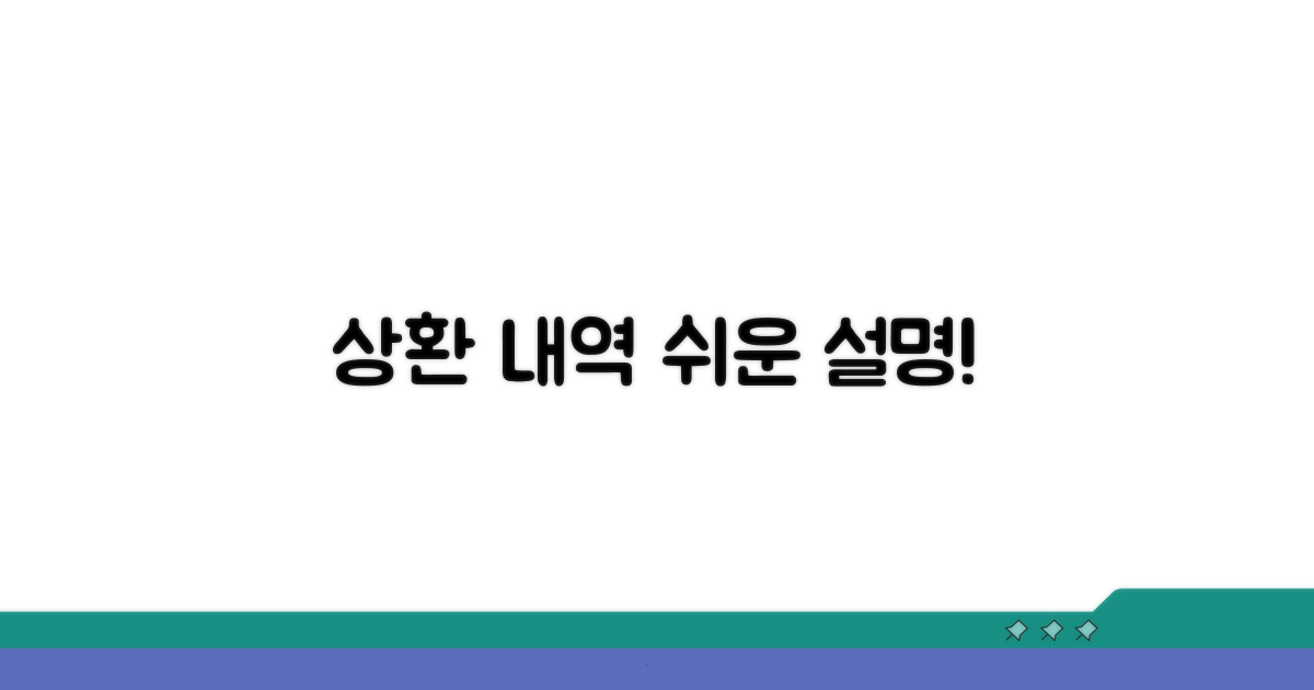 상환 내역, 누가 쉽게 알려줄까?