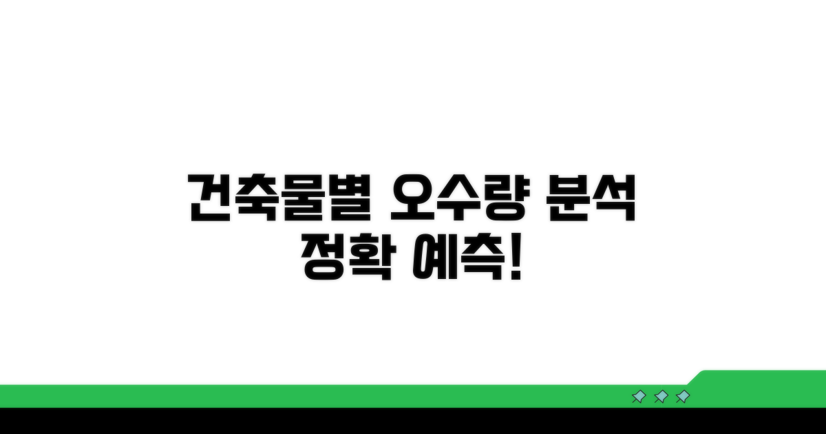 건축물 용도별 오수량 상세 분석