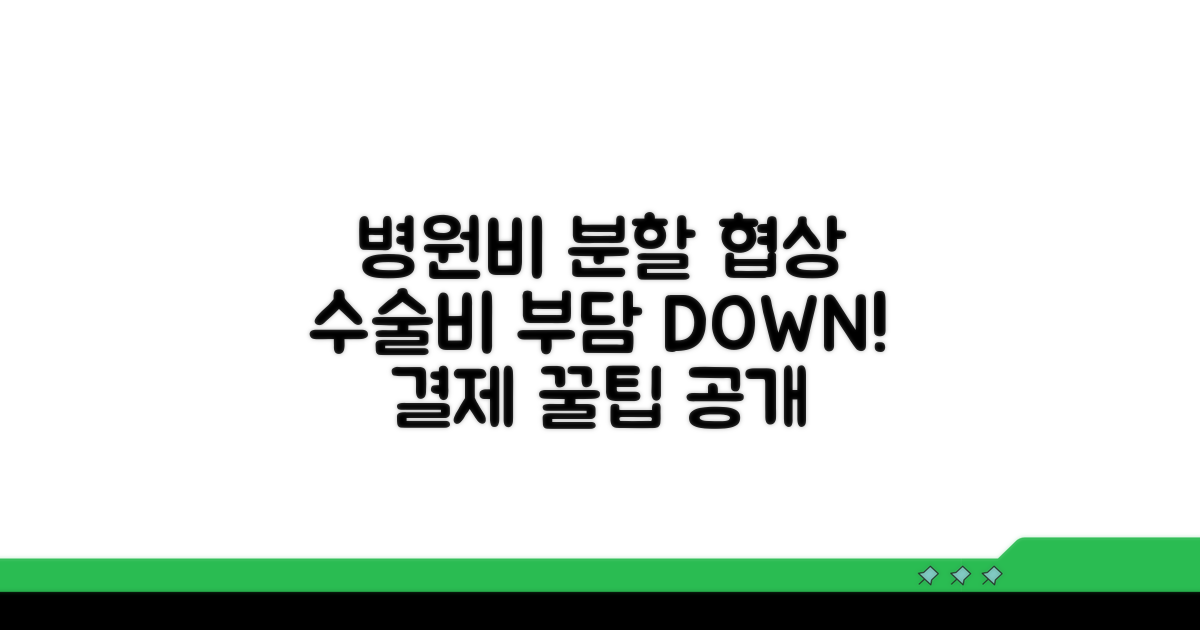 병원과 수술비 분할결제 협상법