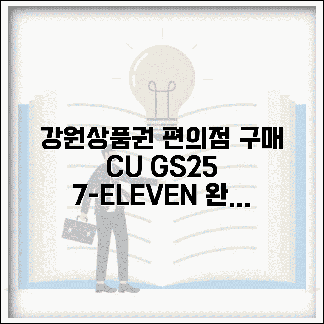 강원상품권 편의점 구매 | CU GS25 세븐일레븐 구입 완벽가이드