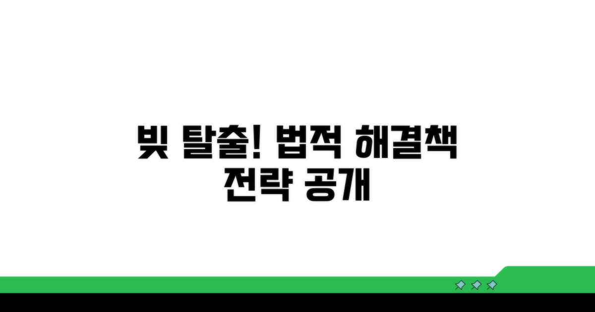채무 해결 전략과 법적 대응