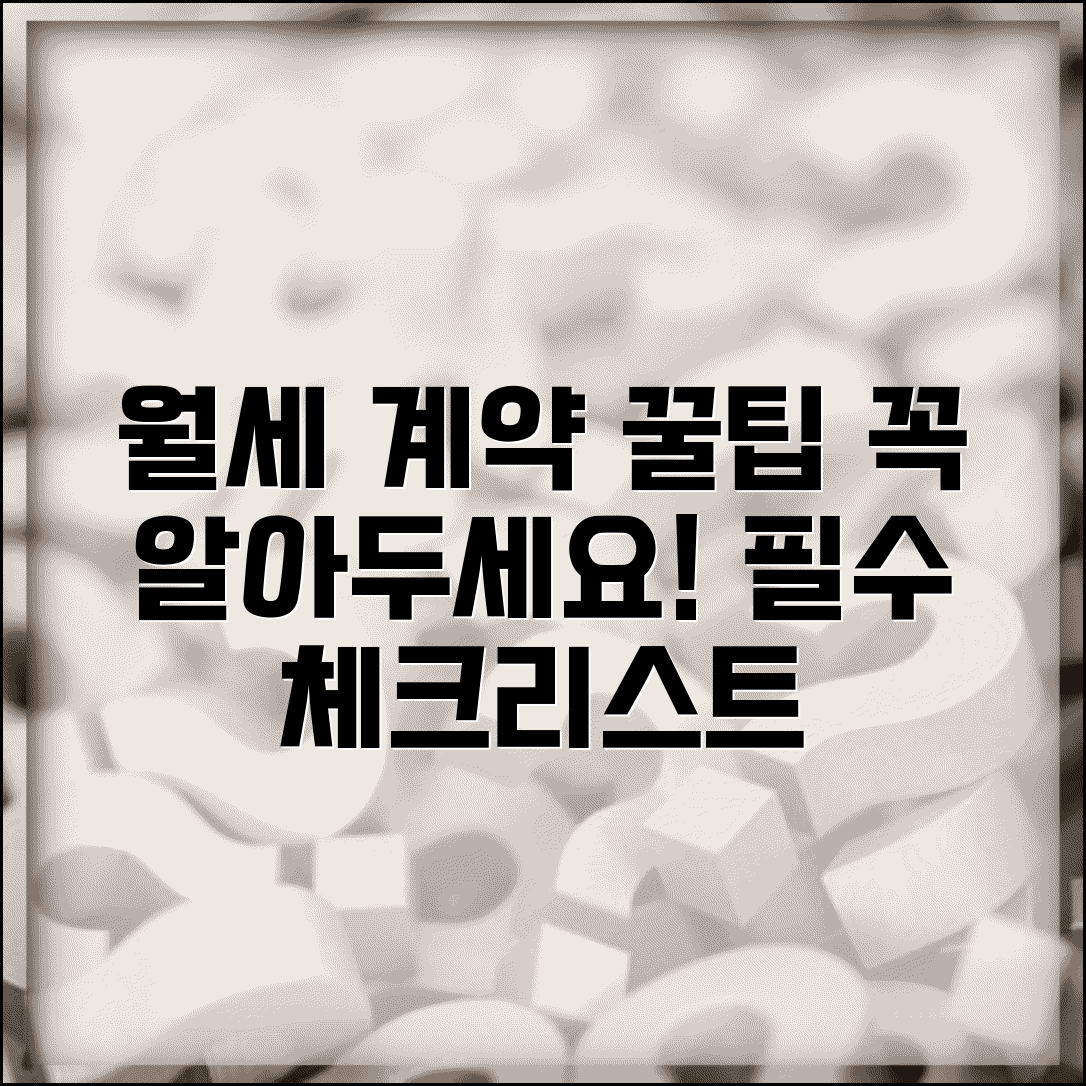 월세 계약서 작성 주의사항 특약 | 계약 시 확인 사항 체크 및 필수 팁 총정리