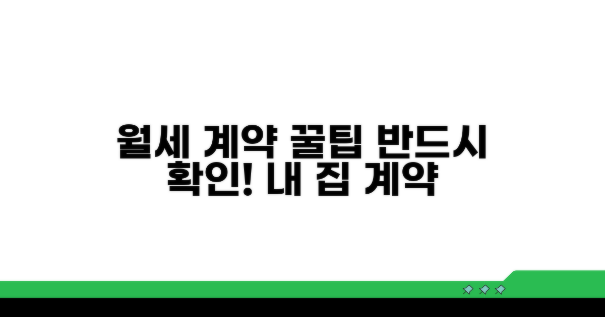 월세 계약서 작성 필수 확인 사항