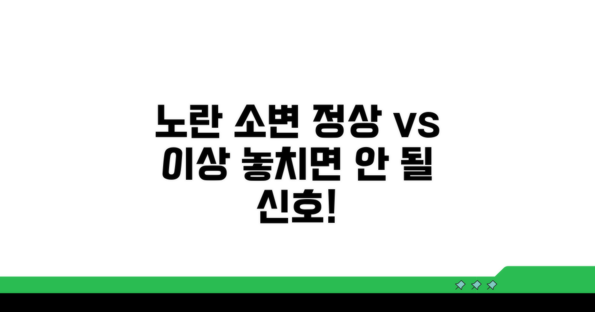 노란색 소변, 정상과 이상 신호 구분