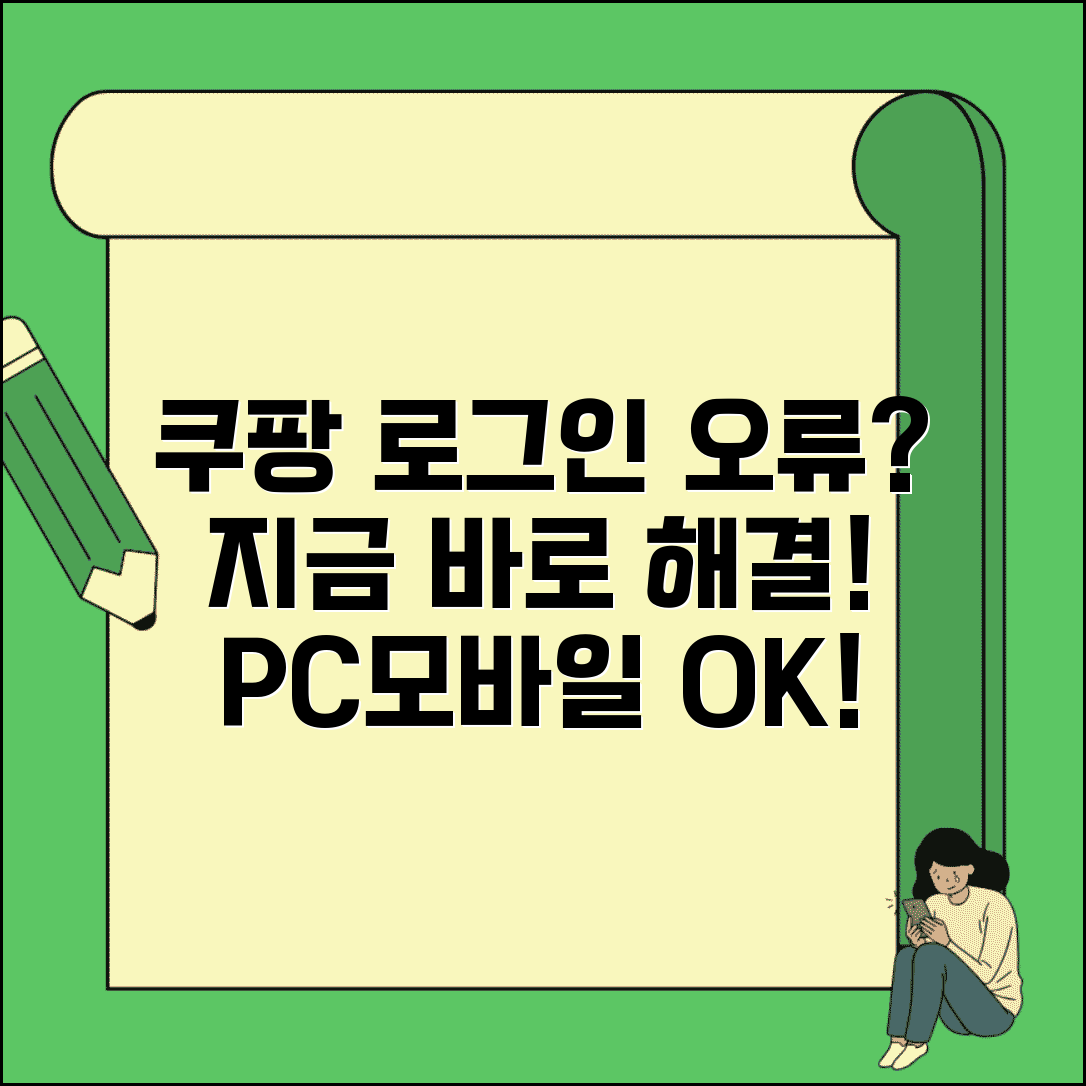 쿠팡 로그인 오류 해결 | 쿠팡 로그인 안됨, 지금 바로 해결하는 방법 | PC, 모바일, 오류 코드