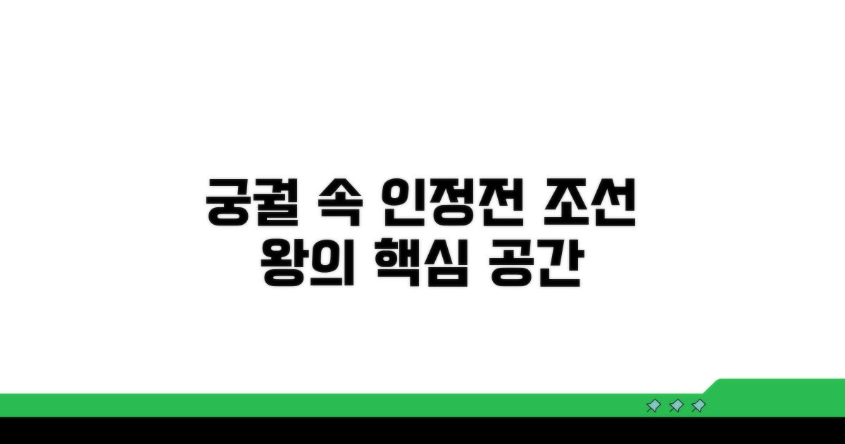 궁궐 속 인정전의 역할 알아보기