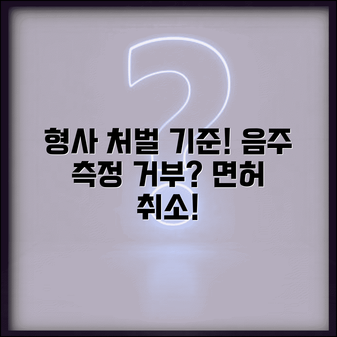 형사처벌 음주운전 기준 | 음주측정 거부죄 | 음주운전 처벌 강화 | 면허 취소 기준