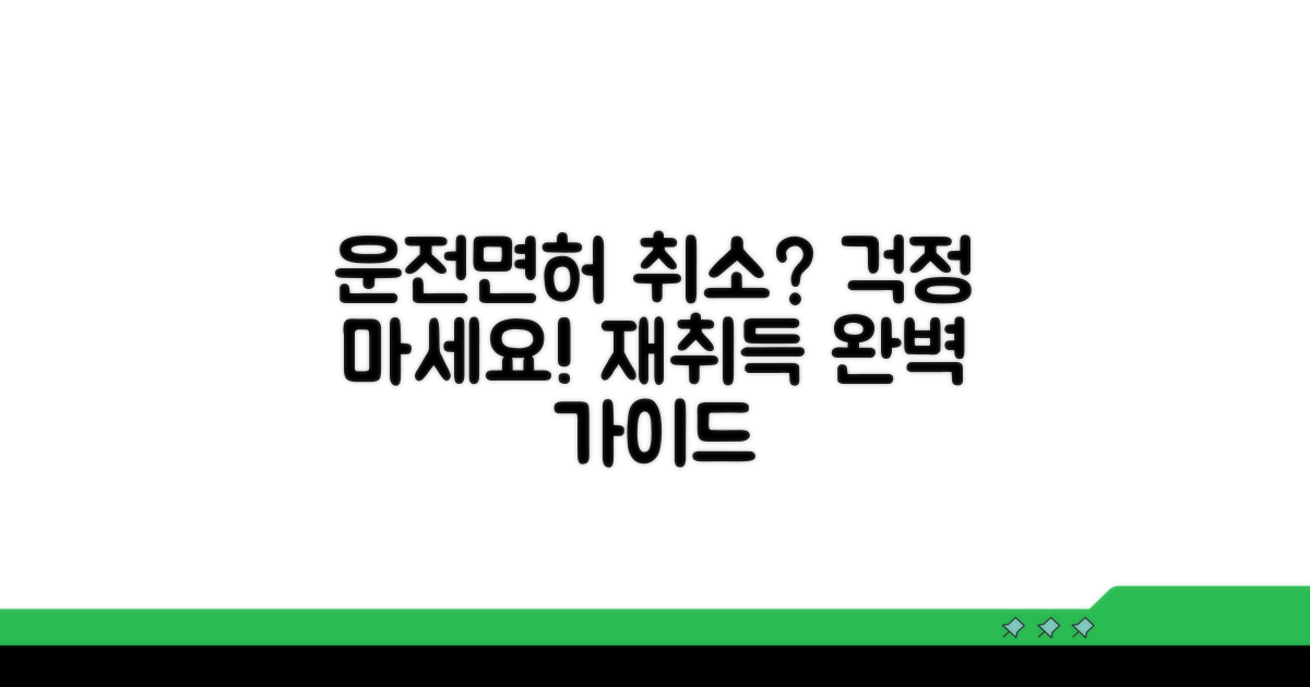 면허 취소 기준과 재취득 방법