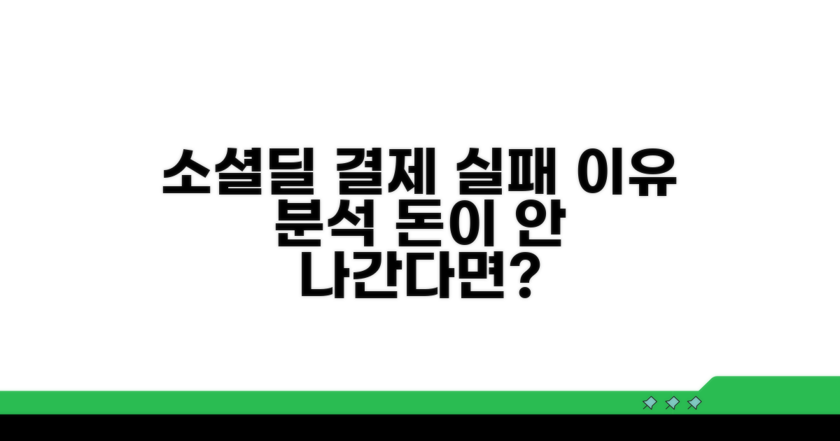 소셜딜 결제 실패 원인 분석
