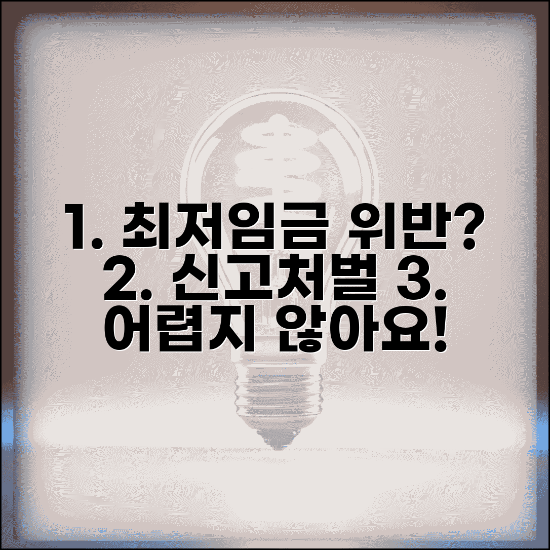 최저임금 위반 신고 방법 | 최저 임금 미달 신고 처벌