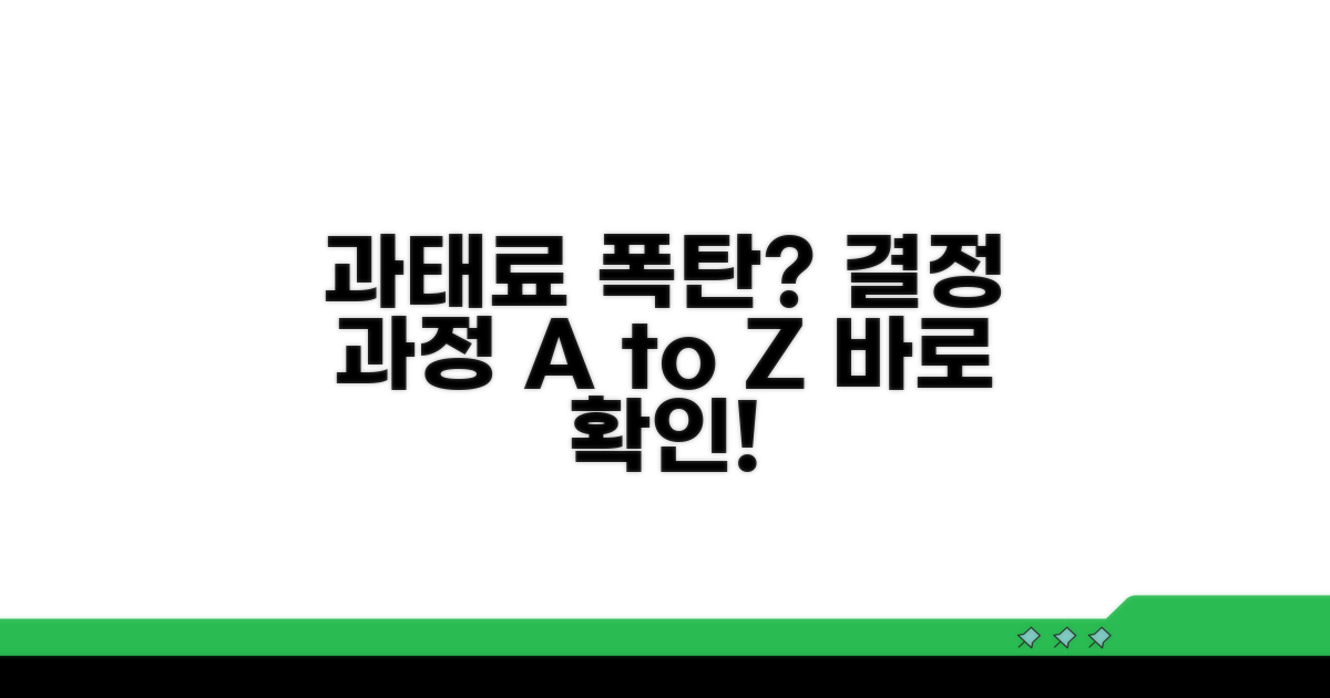 과태료 부과 결정 과정 살펴보기