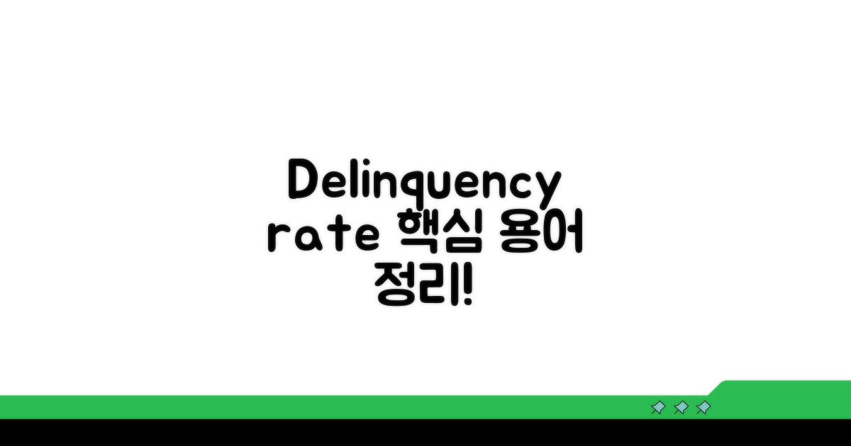 Delinquency rate 개념과 용어 정리