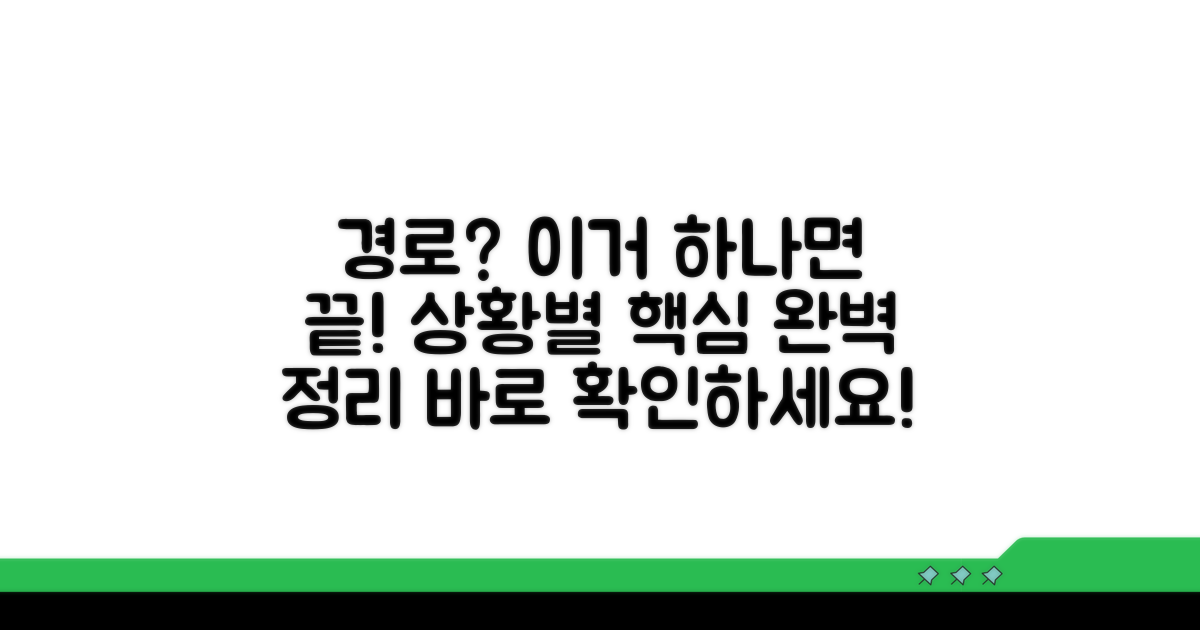 경로의 뜻, 상황별 핵심 정리