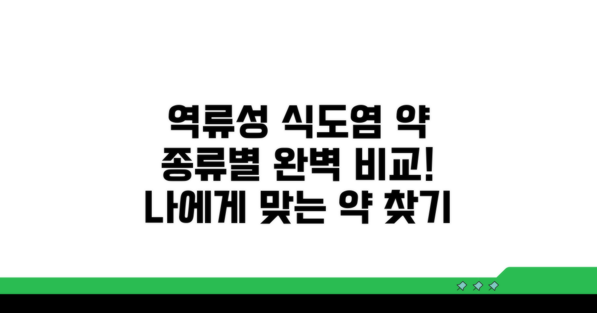 역류성 식도염 약 종류 총정리
