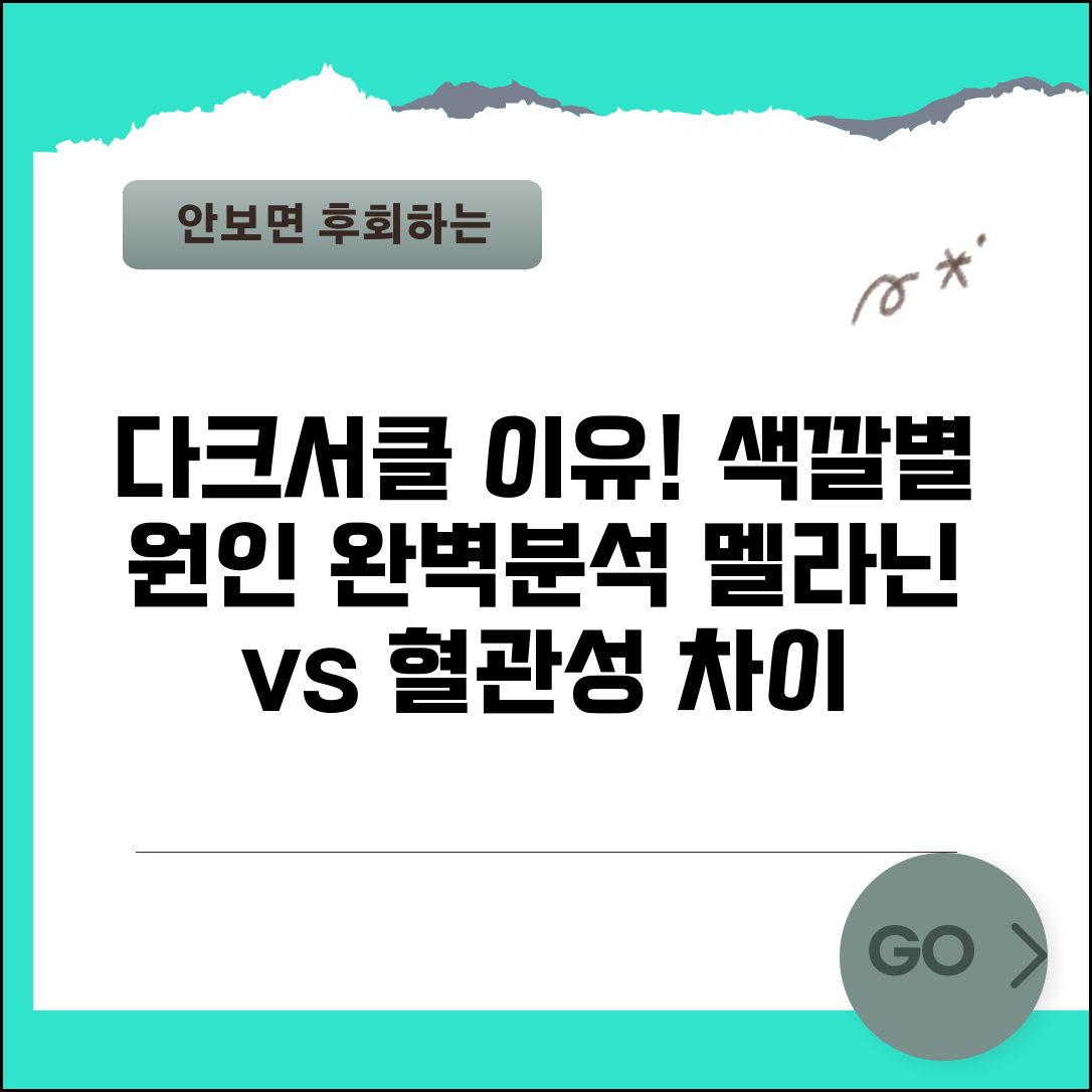 다크서클 생기는 이유 완벽정리 | 눈 밑 다크써클 원인 색깔별, 멜라닌 vs 혈관성 차이점