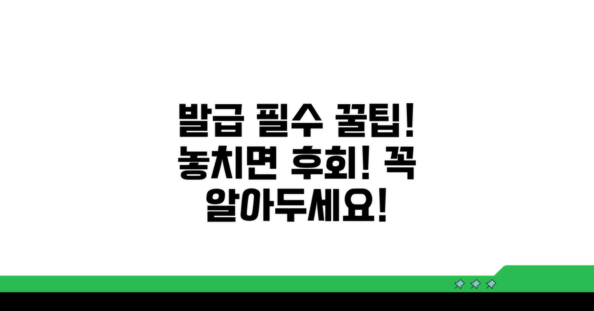 발급 시 꼭 알아야 할 점