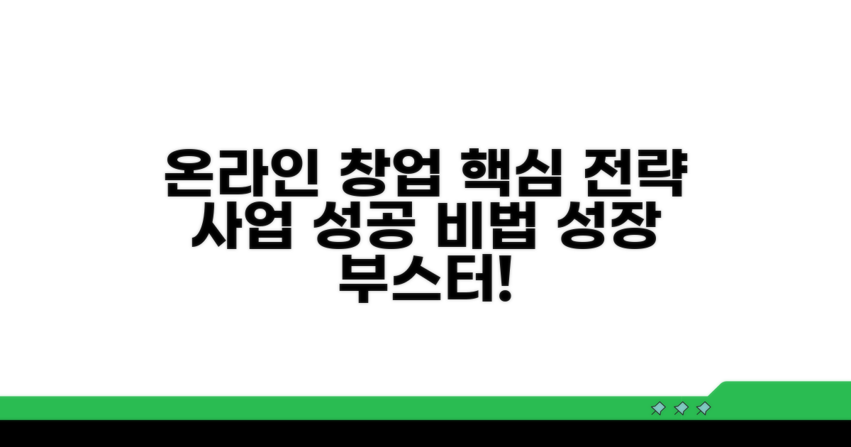 성공적인 온라인 창업 전략 분석