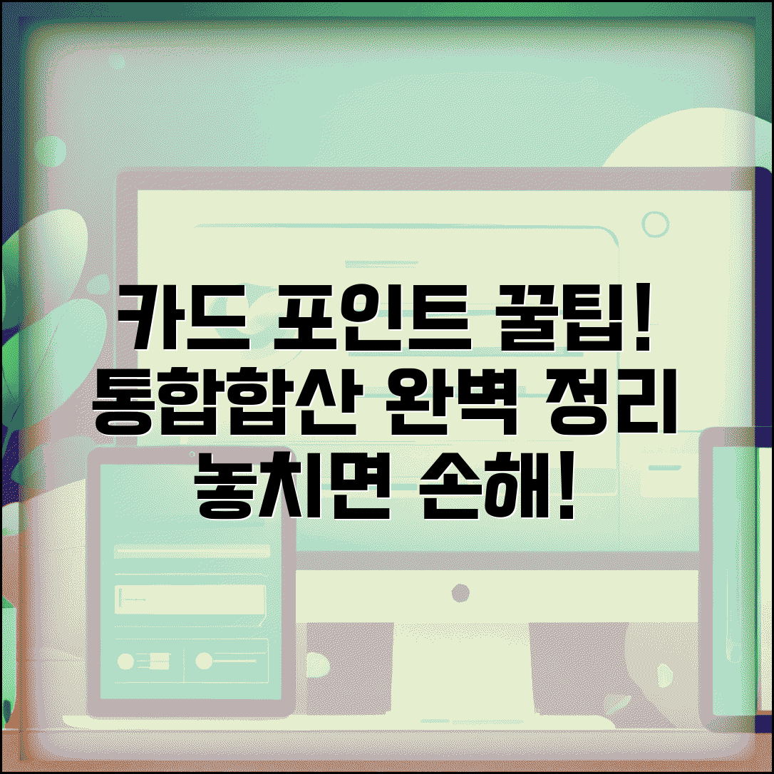 카드 포인트 합치는 방법 | 포인트 통합 및 카드 합산 꿀팁 총정리