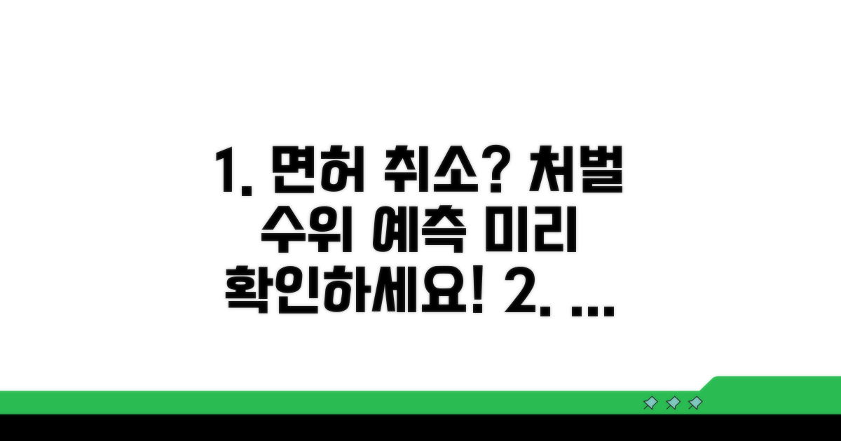 면허 취소 처벌 수위 예측 방법