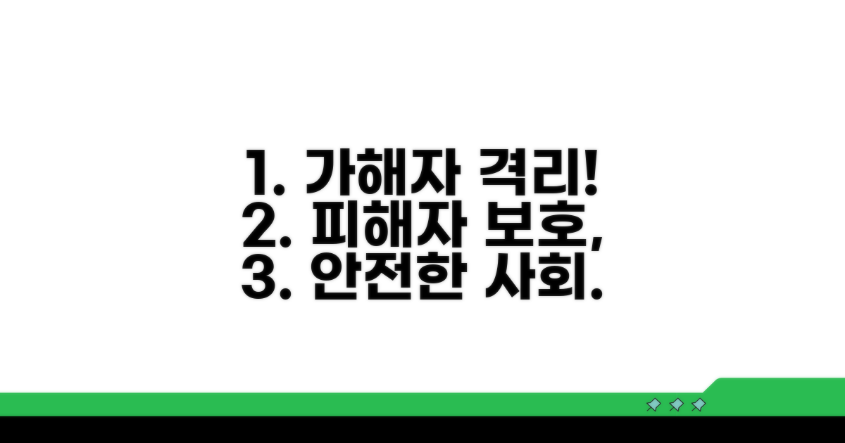 피해자 보호를 위한 가해자 격리