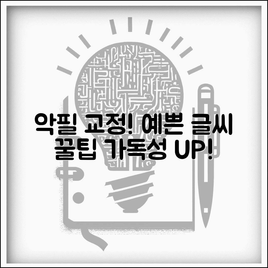 글씨 잘 쓰는 법, 악필 교정부터 예쁜 손글씨까지 | 가독성 높이는 연습 방법 추천
