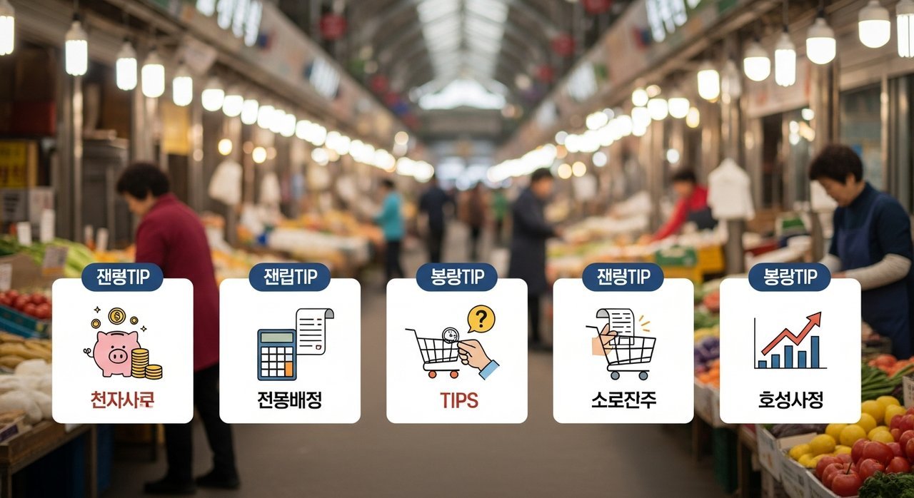 재래시장 환급, 전통시장 소득공제 및 현금영수증 안내 꿀팁 5가지